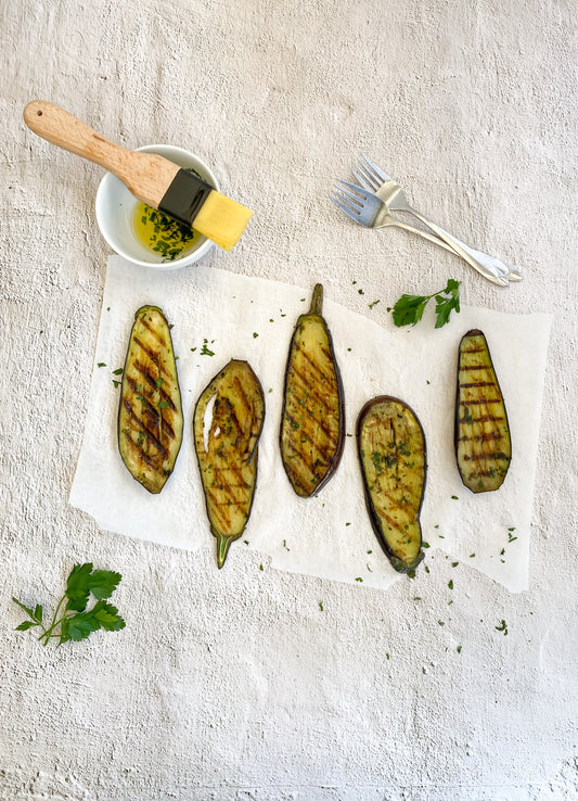 Mediterranean Grilled Eggplants