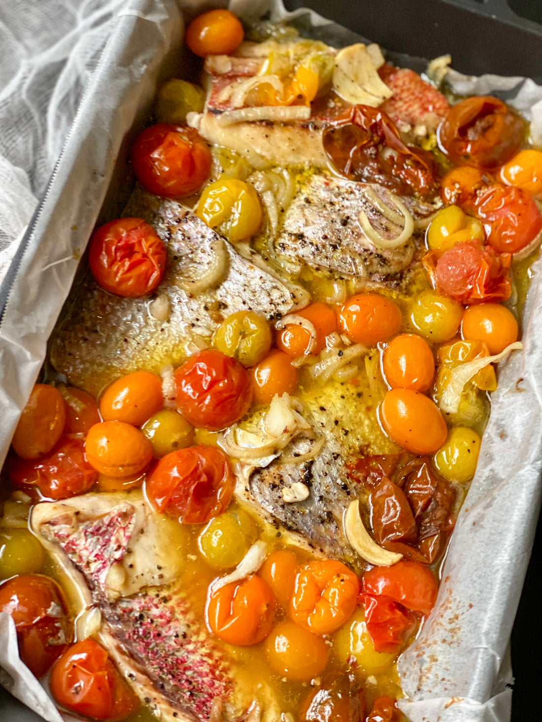 Baked Snapper Fillets