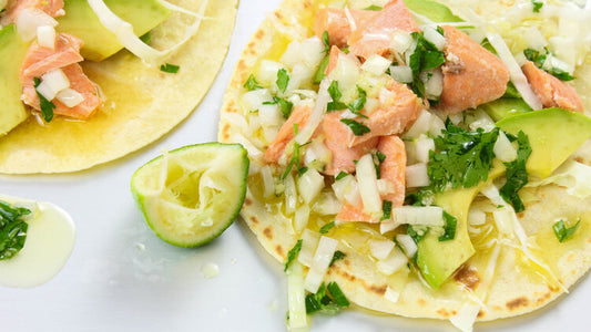 Salmon & Lime Fajitas