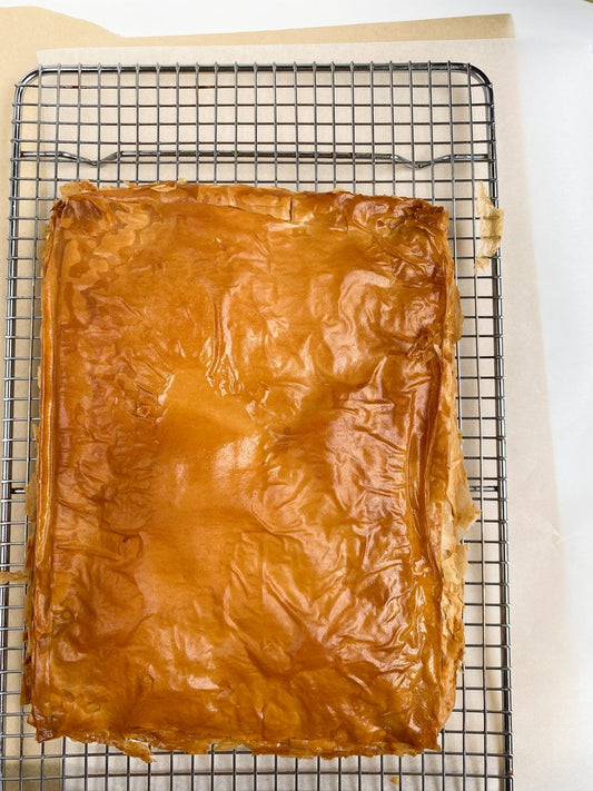 The crunch perfection Kolokithopita