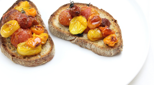 Mixed Cherry & Extra Virgin Olive Oil Bruschetta