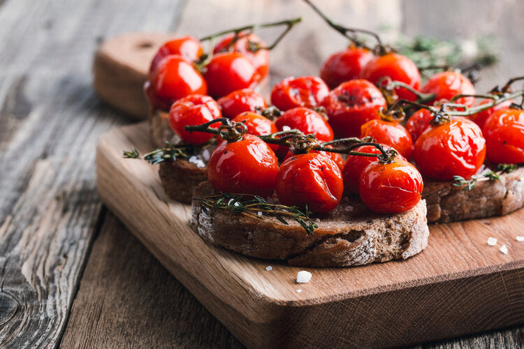 Rosemary Infused Cherry Tomato on Rye