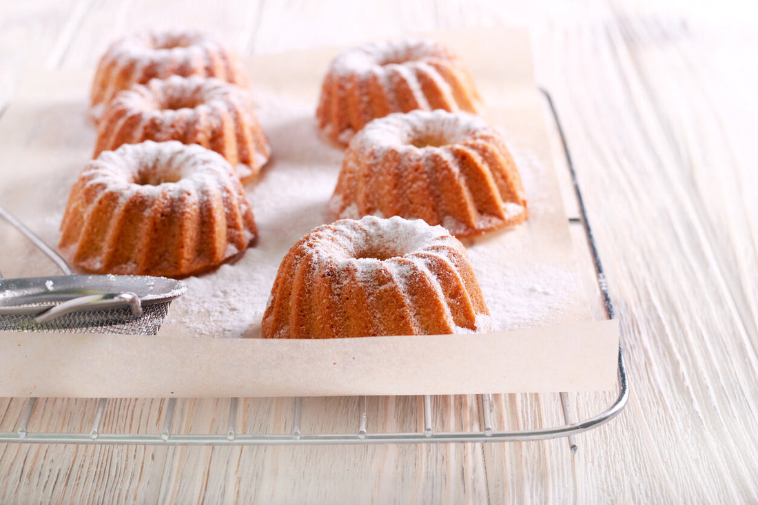 Mini bundt Olive Oil Cakes